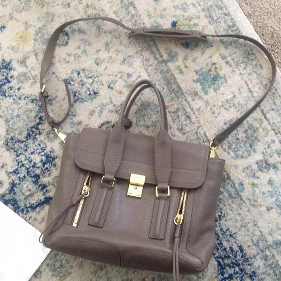 Phillip Lim 3.1 medium embossed leather handbag - Picture 2 of 6